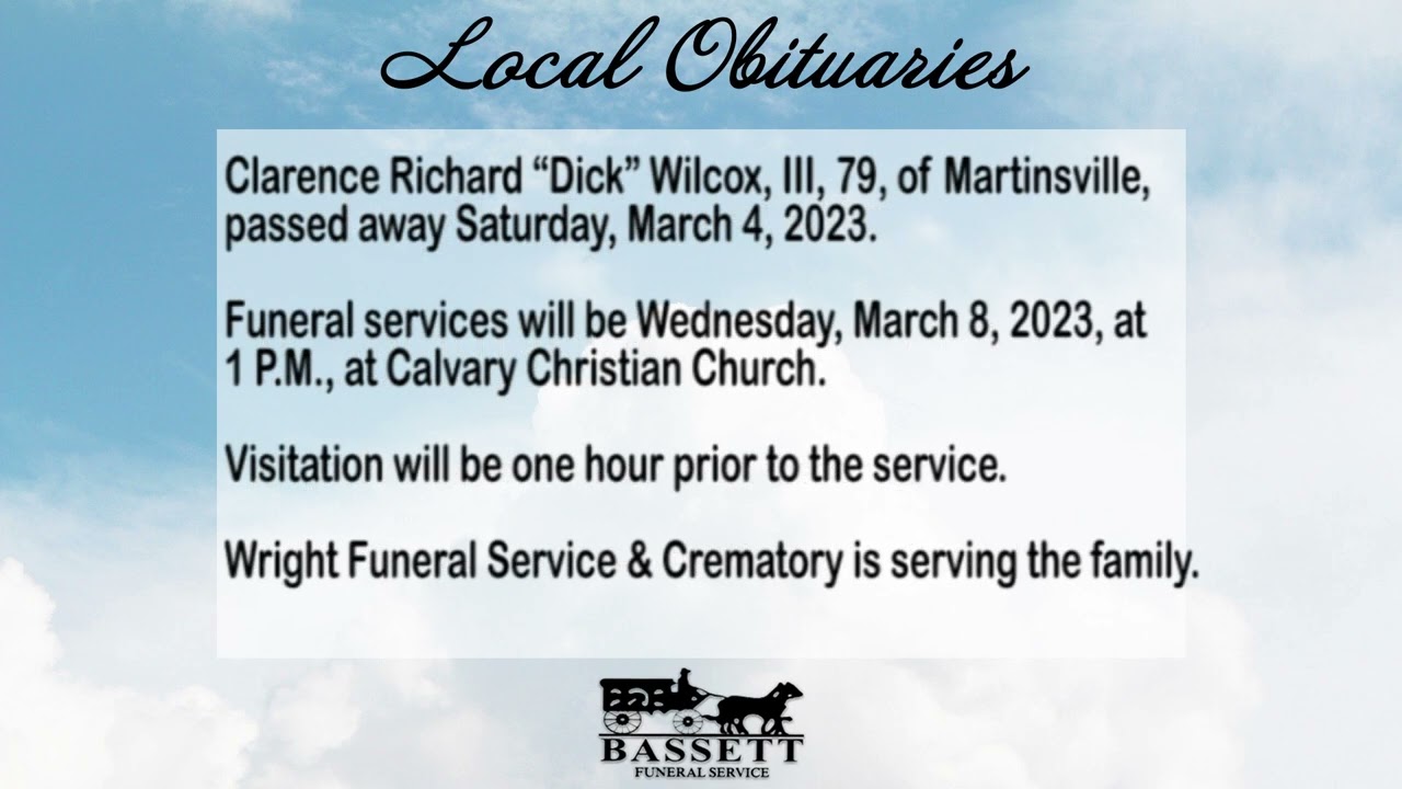 Obits for March 7, 2023