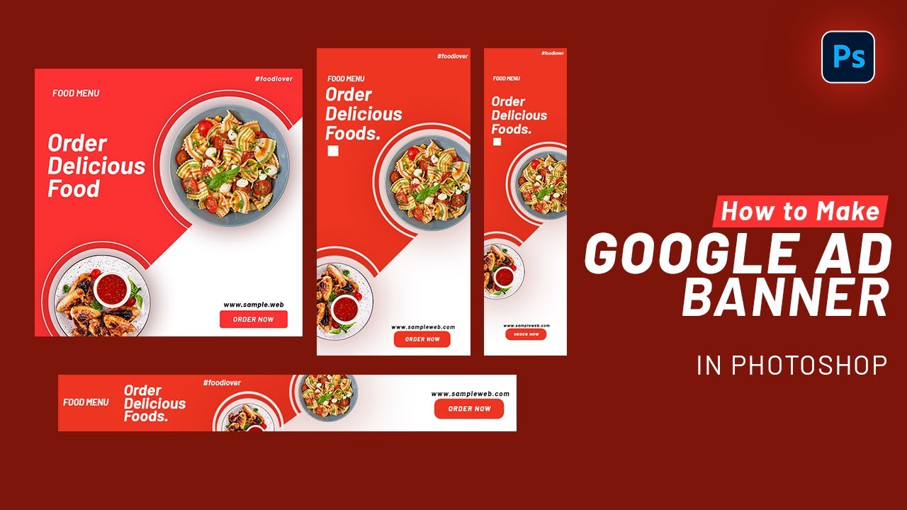How to Make Google Ad Banner In Photoshop Photoshop Tutorial
