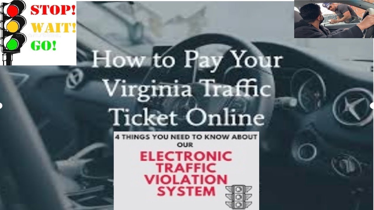 How To Pay Traffic Violation Ticket Fine Online USA Virginia