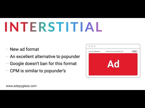An excellent alternative to popunder – Interstitial ad format