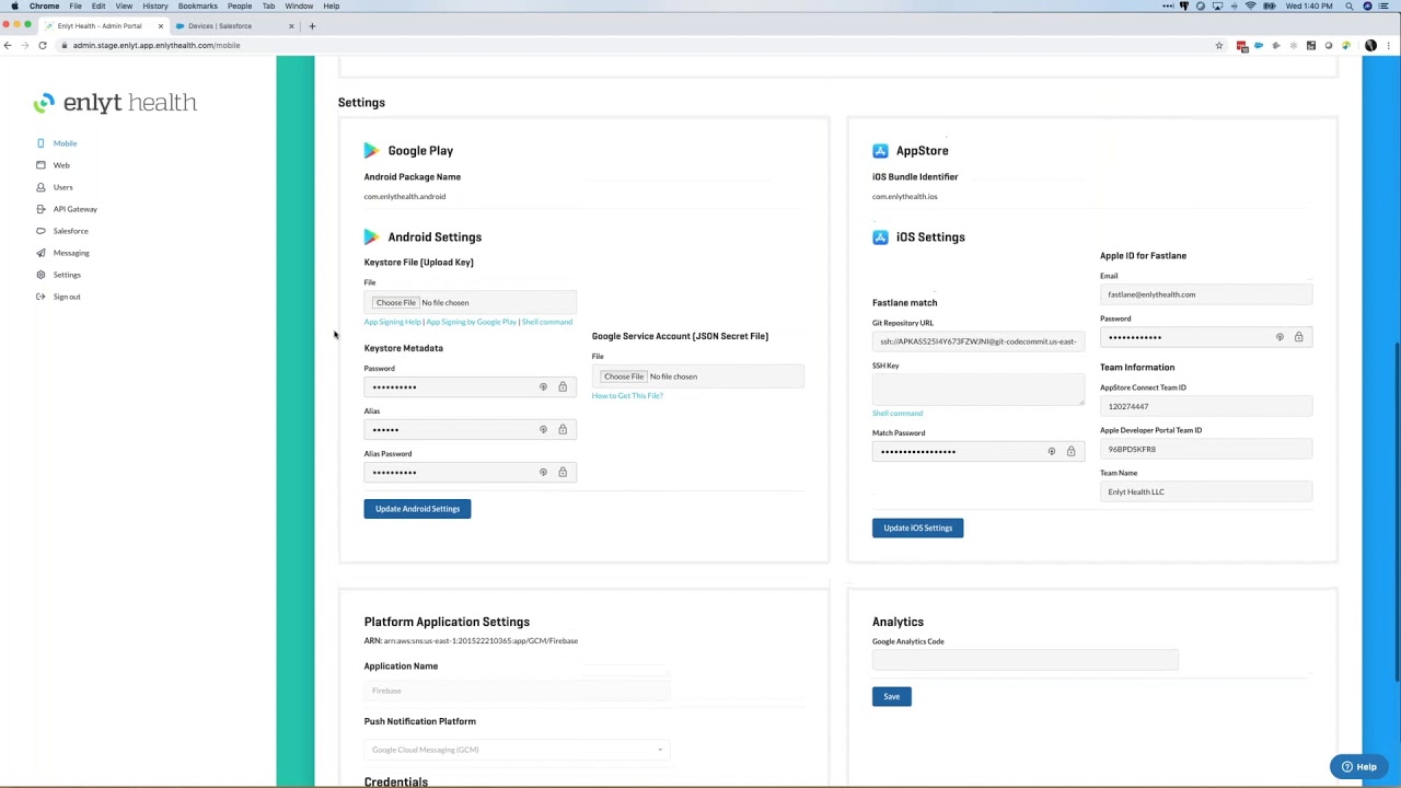 Push Notifications & Analytics Tracking