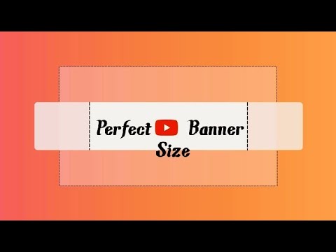 Perfect size for YouTube channel Banner using PowerPoint || #perfectsize #youtubebanner