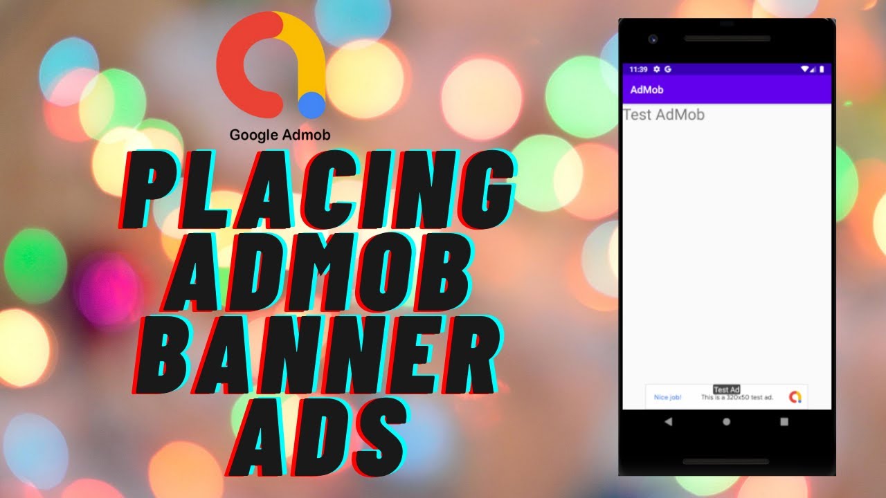 Banner Ads admob | admob banner programatically | Ads in Mobile Application
