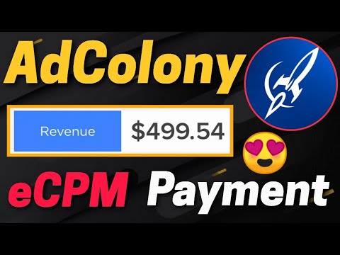 Adcolony Ads🔥 AdColony review | AdColony eCPM😱 | Adcolony features | AdColony Payment & Earning