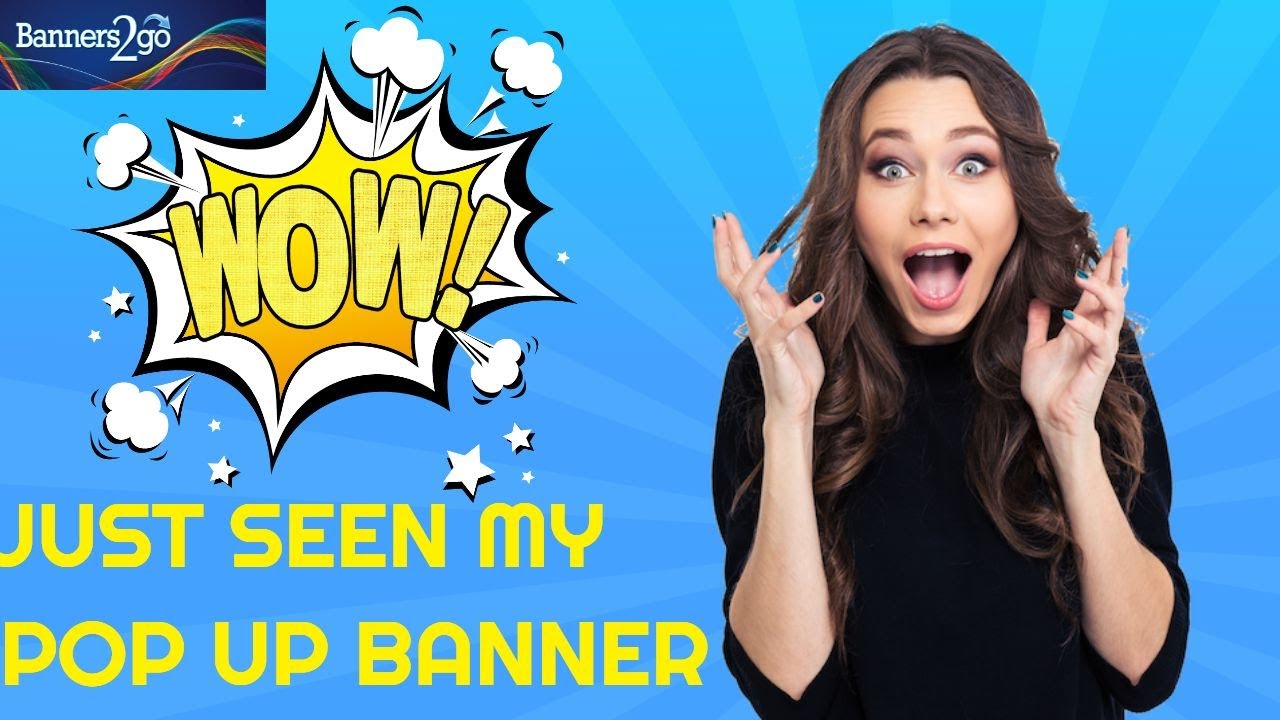 Pop Up Banners UK To Promote Your Local Business In The UK Get Your Pop Up Banner Here