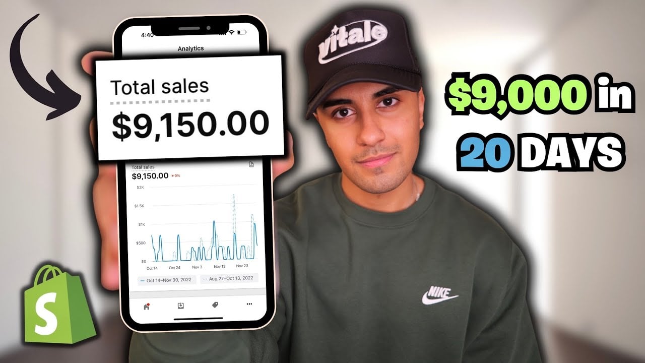How I Made $9,000 in 20 Days Dropshipping With NO MONEY