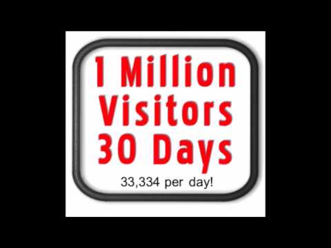 How To Get 1 Million Website Hits, Clicks or Visitors - Bulk webpage Traffic!