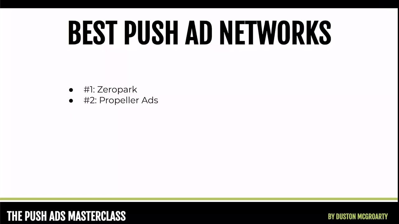 Push Ads Masterclass Rec```