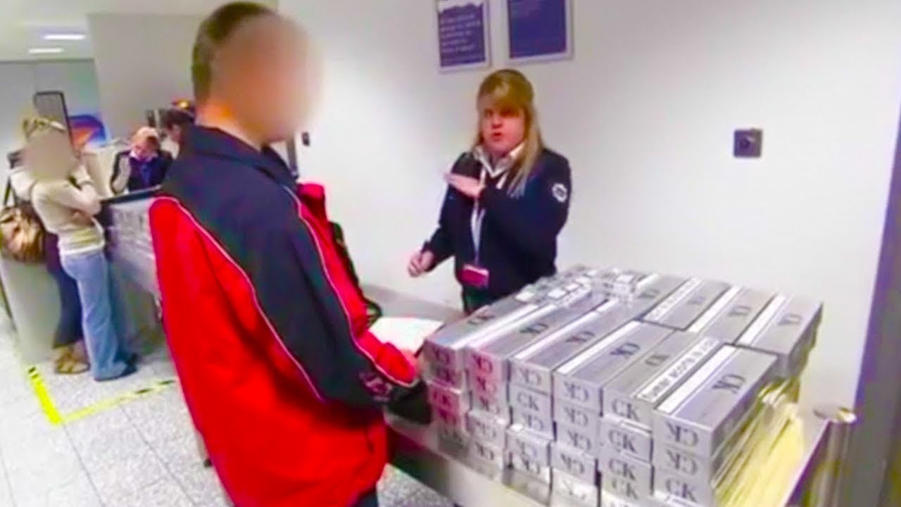 Caught Smuggling 37 Thousand Cigarettes Through Uk Customs Border Patrol Airport Nothing to Declare