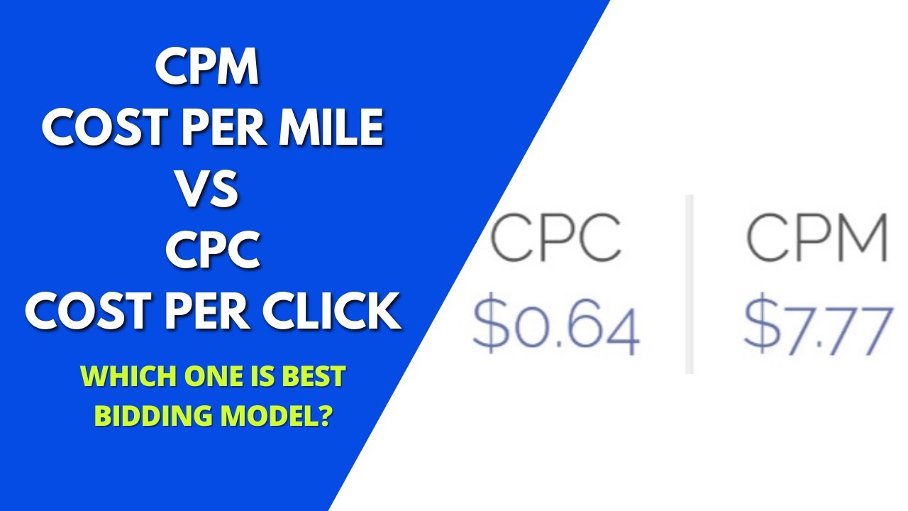 59-What is CPM and CPC | Best Bidding Model? | Cost per Thousand Impression |Cost per Click | Fb ads