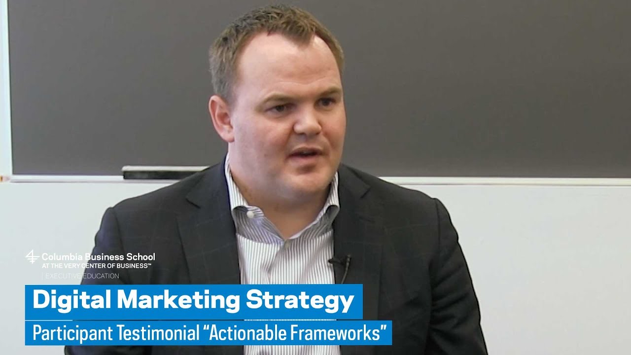 Digital Marketing Strategy: Participant Testimonial “Actionable Frameworks”