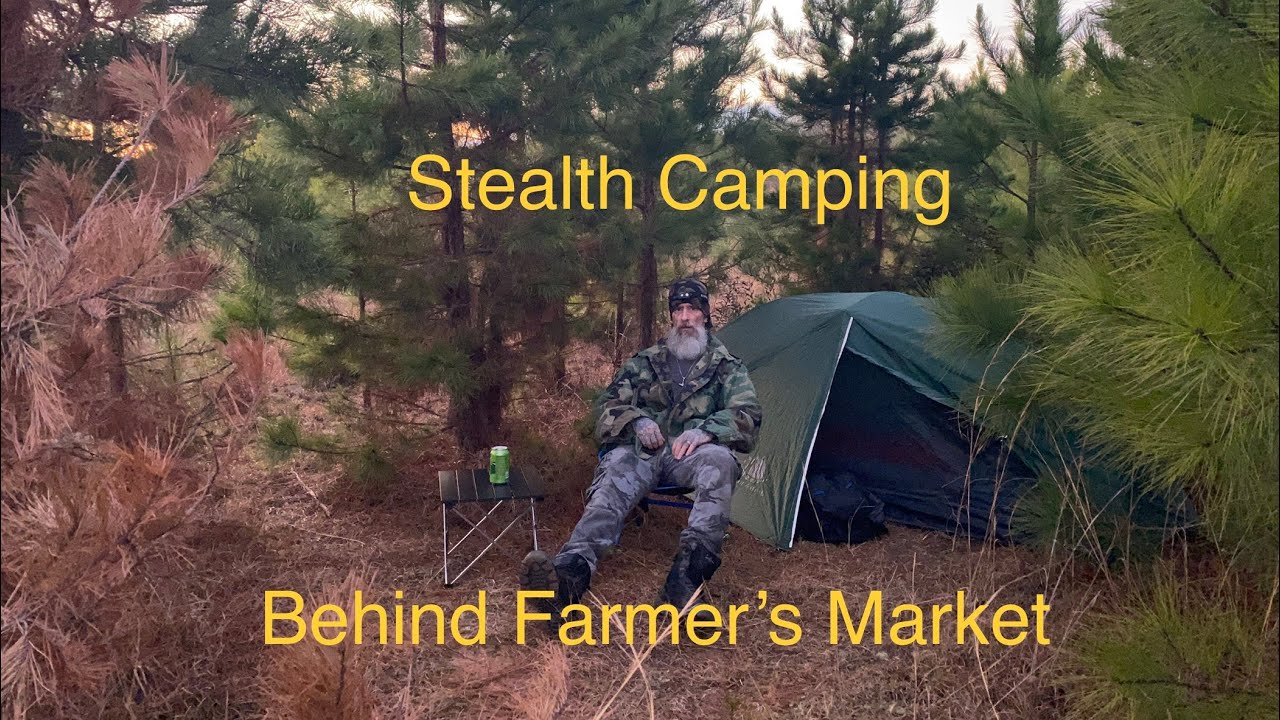 Almost Busted by Cops Stealth Camping next to local Farmers Market