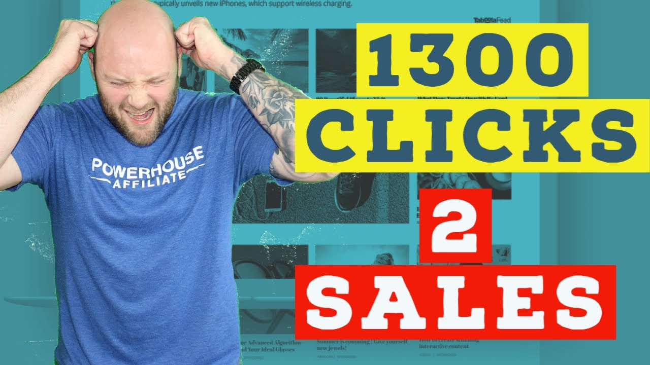 1300 Native Ad Clicks and Only 2 Conversions - The Truth About Native Ads & CPA Marketing