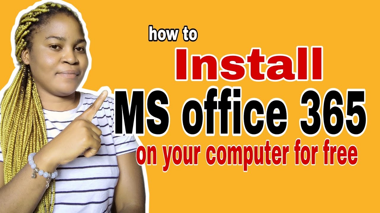 How to Download and Install Microsoft office 365 on Laptop (Free)
