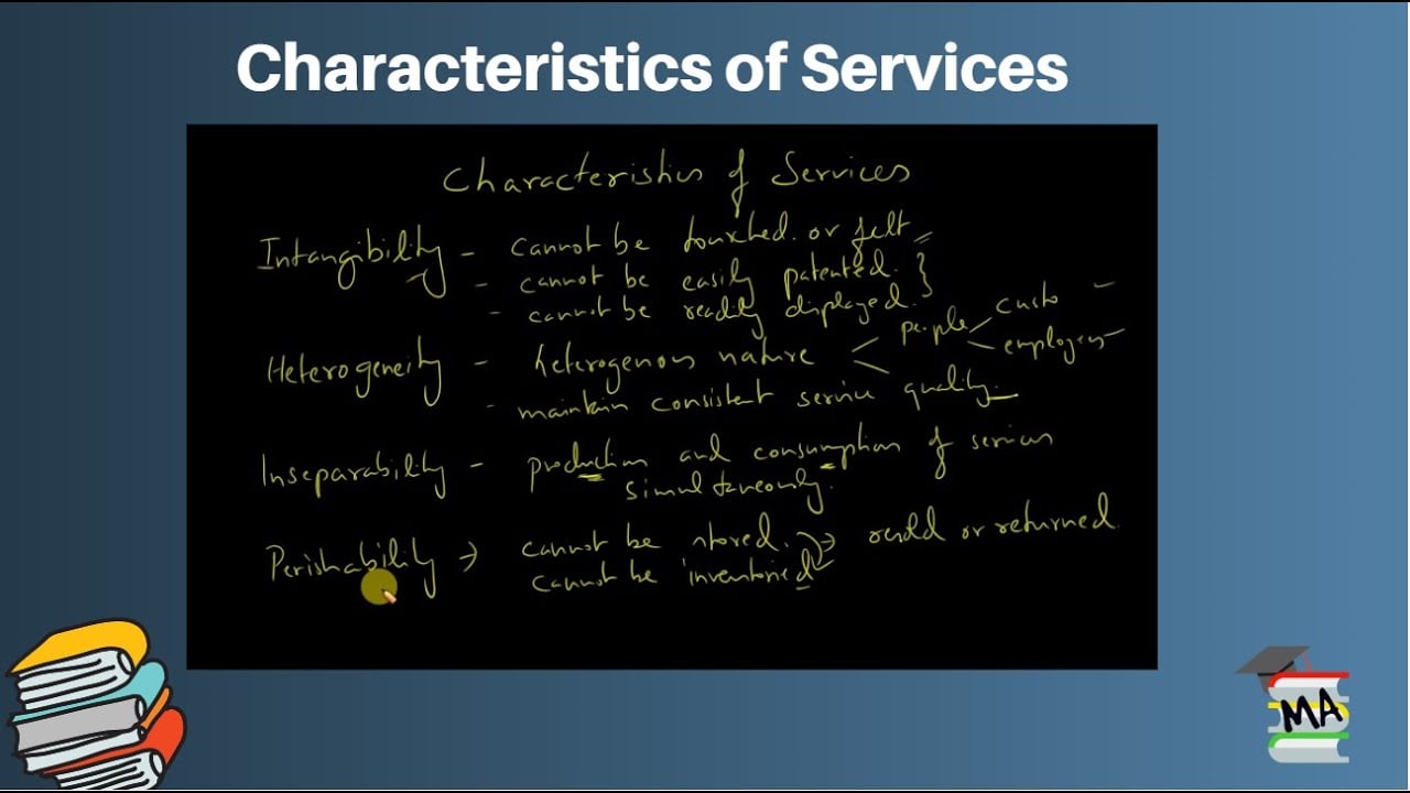 Characteristics of Services I Intangibility, Inseparability, Heterogeneity, and Perishability