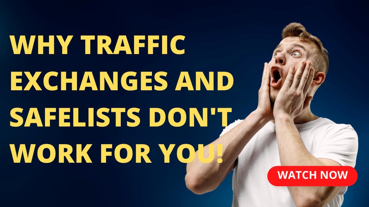 Why Traffic Exchanges And Safelists Don't Work For YOU (But They Do for Me)!