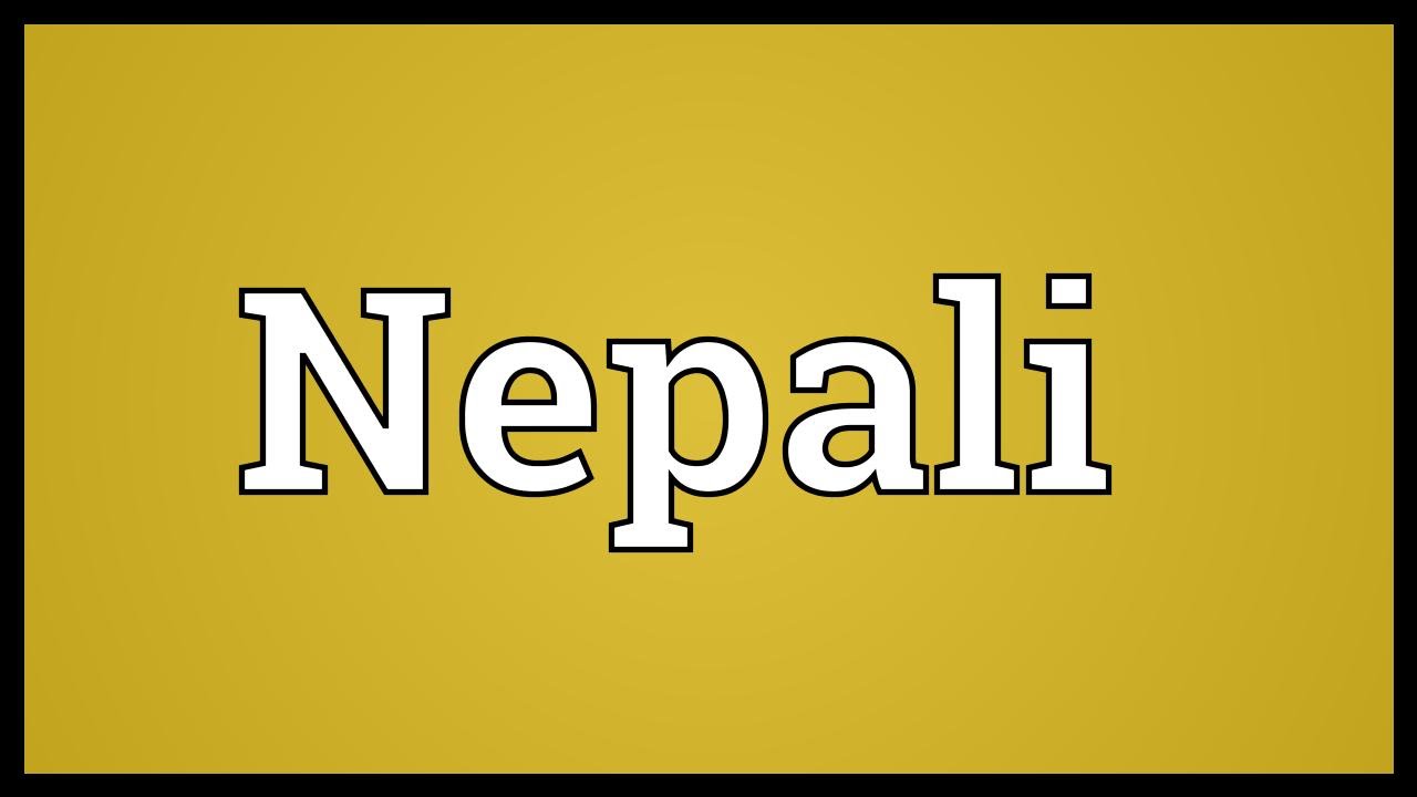 Nepali Meaning