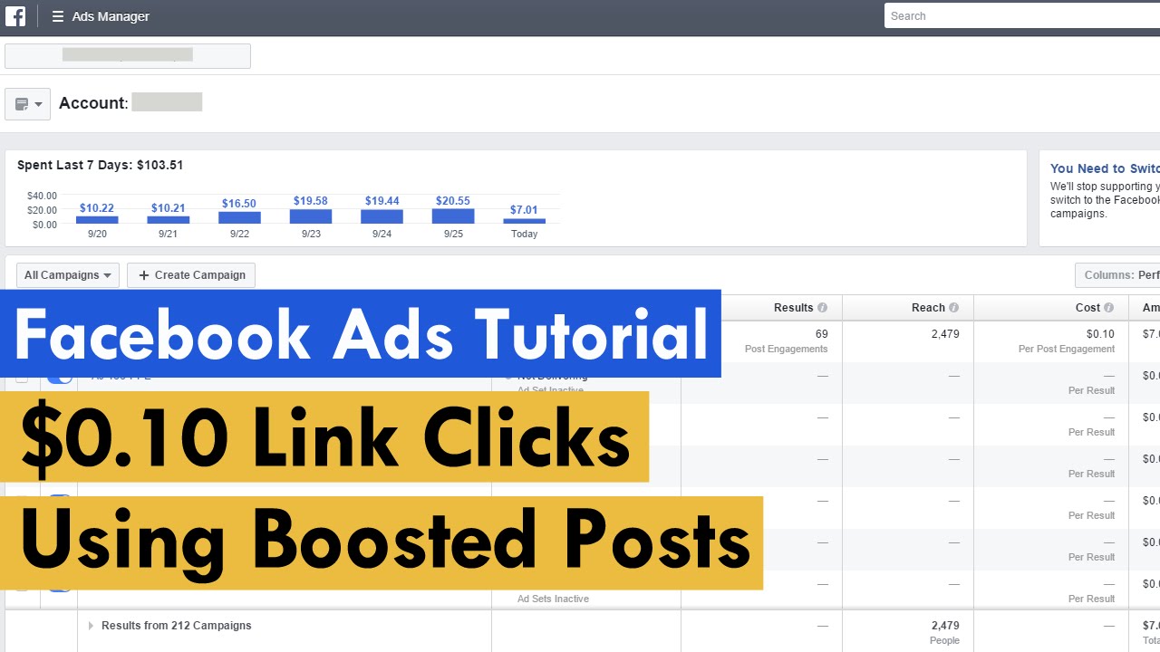 Facebook Ads Tutorial - 10 CENT LINK CLICKS (2016)