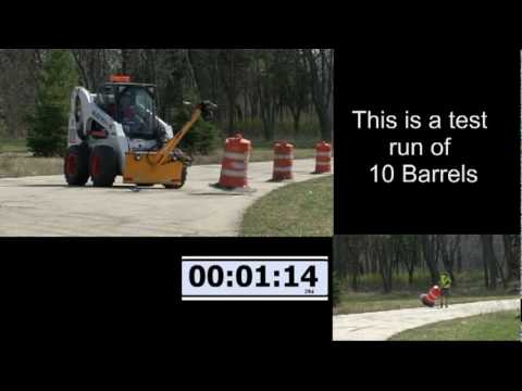 Preferred method of moving Traffic Barrels