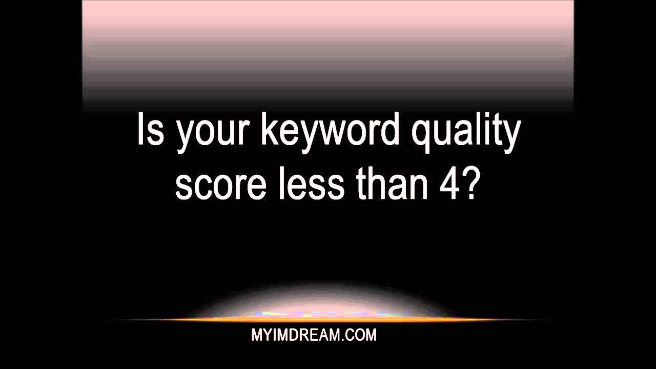 Improve Google Adwords Quality Score
