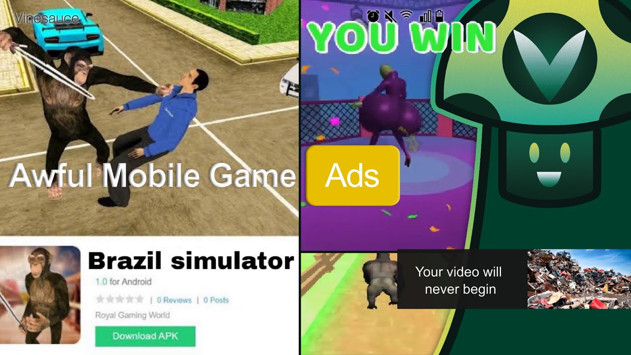 [Vinesauce] Vinny - Awful Mobile Game Ads