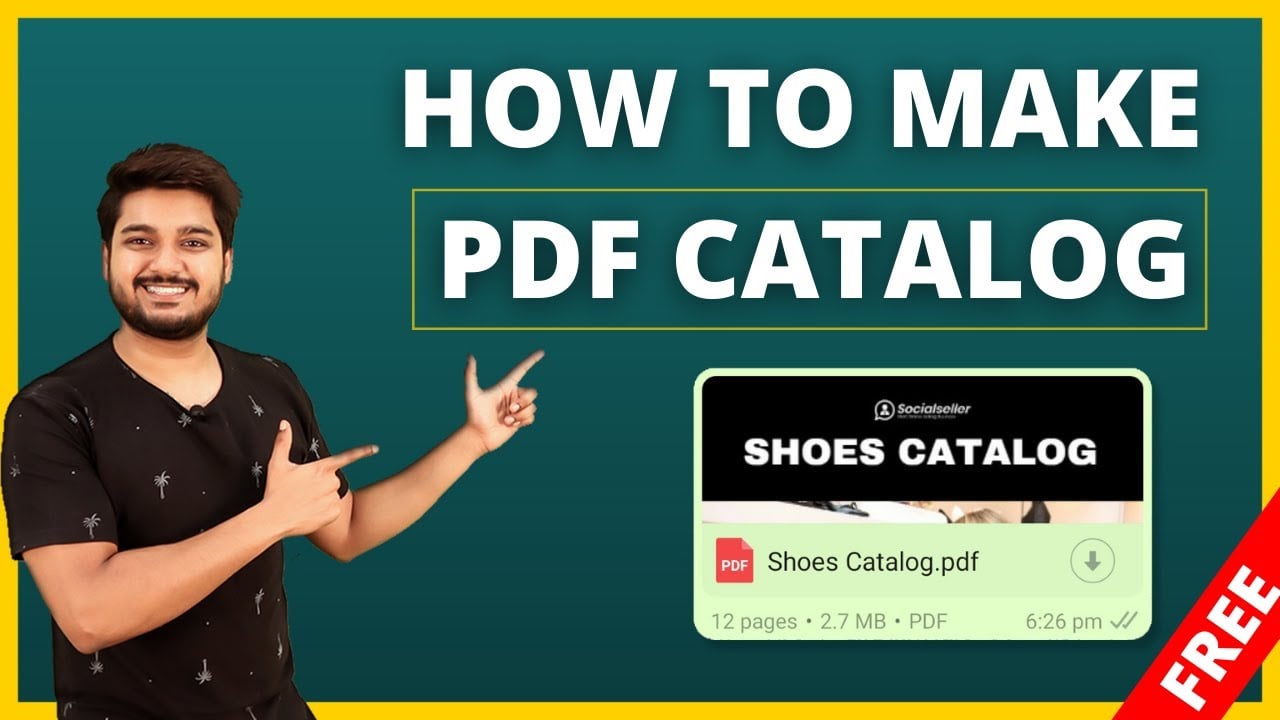 How to make PDF Catalog for FREE | Product Catalog | Brochure | Social Seller Academy