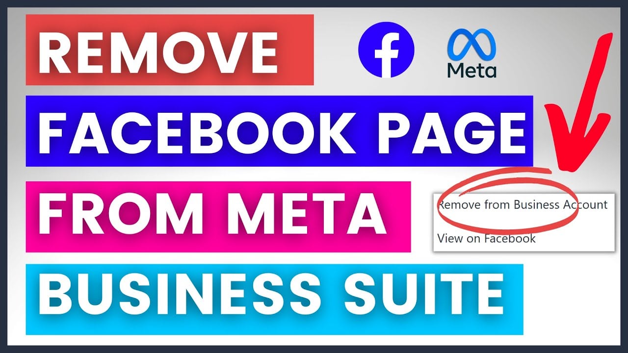 How To Remove Facebook Page From Meta Business Suite? [in 2025]