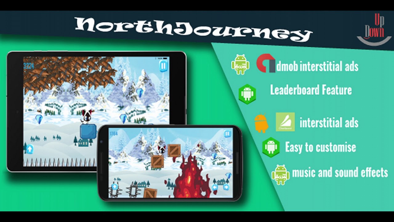 NorthJourney with Admob | Chartboost | Leaderboard and No Ads "In App Purchase" | Codecanyon