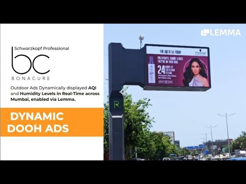 Dynamic Digital Out of Home Ads for SKP Bonacure