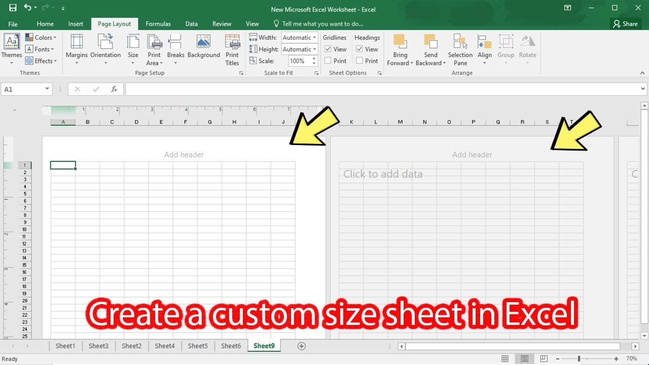 How to add custom paper size in excel 2016 2013 2010 2007