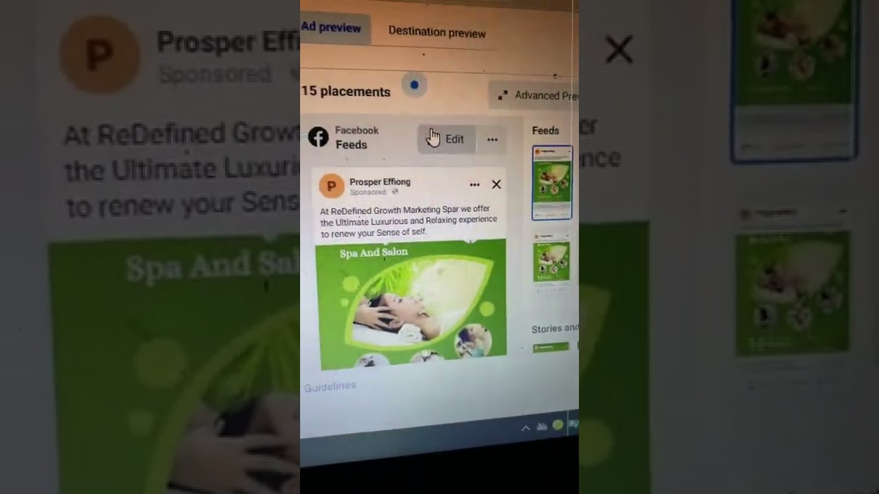 Ad Test For Redefined Growth Marketing for a local Spa that offers laser hair removal.