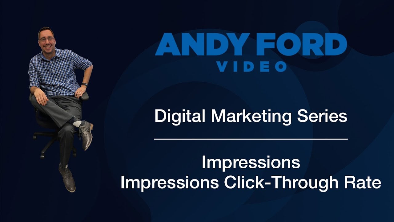 Digital Marketing Tips - Impressions & Impressions Click-Through Rate