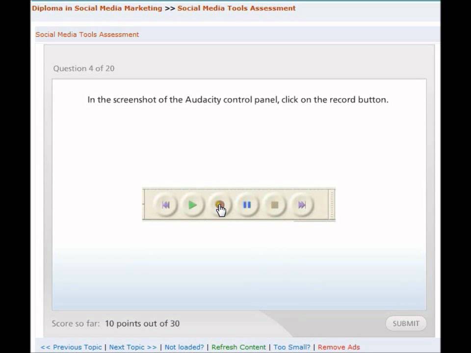 Diploma Social Media Marketing- Alison Free Online Course Preview