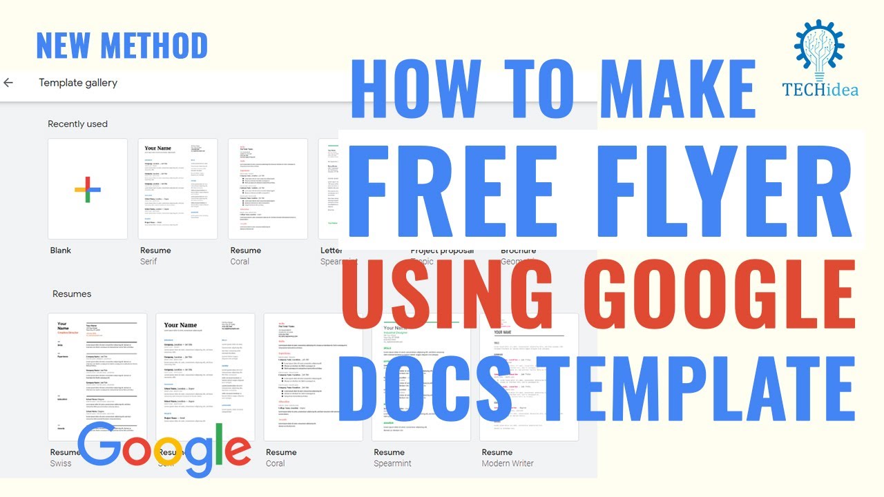 How to Create a Flyer on Google Docs? Free Flyer In Google Docs 2025 [New Method]