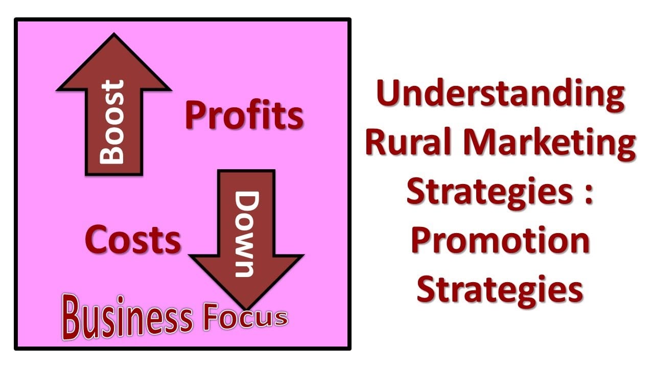 Understanding Rural Marketing Strategies : Promotion Strategies