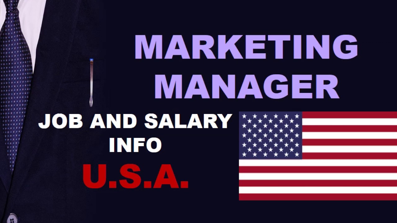 Marketing Manager Salary in the USA - Jobs and Wages in the United States
