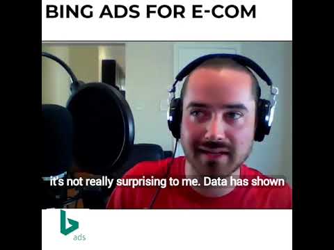 Bing Ads for E-Com... Don't Sleep on Bing!!!!