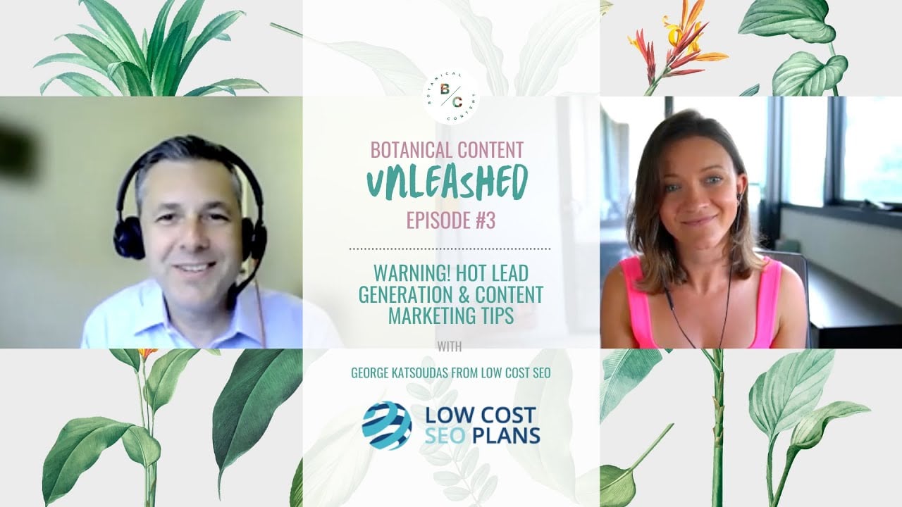 Hot Lead Generation & Content Marketing Tips with Low Cost SEO Plans & Botanical Content