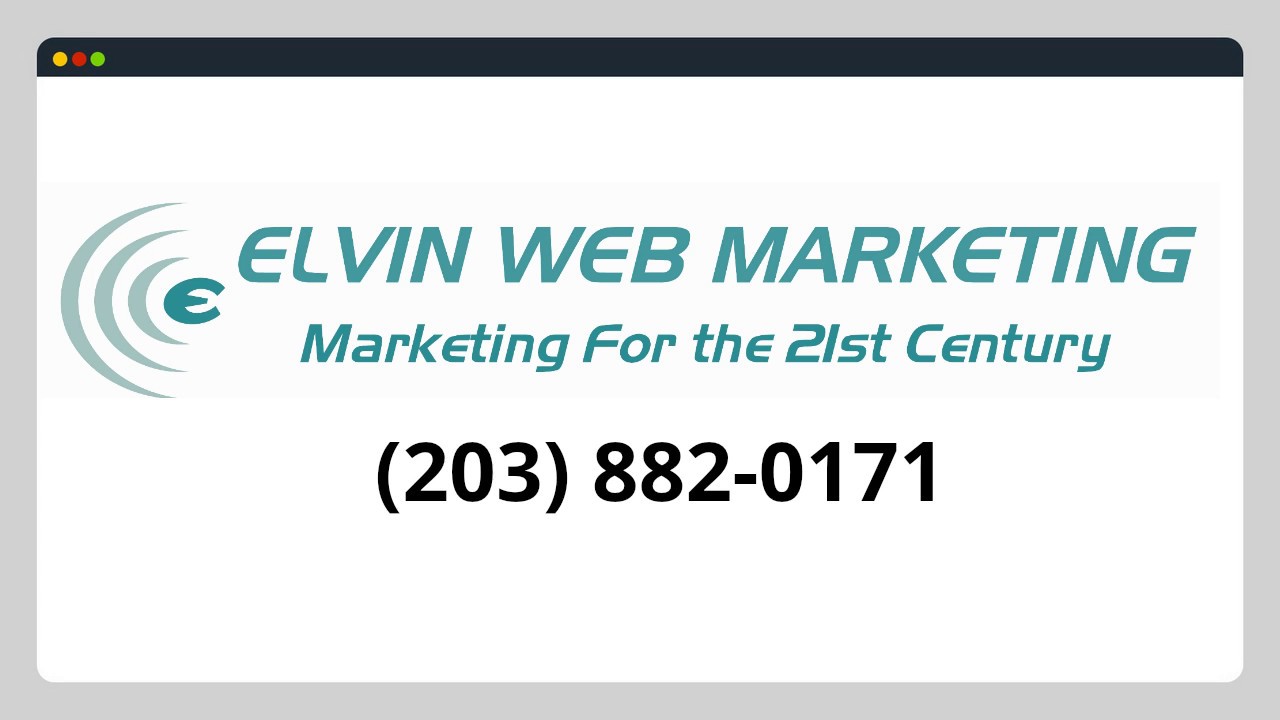 Elvin Web Marketing Review Video- Milford CT Company