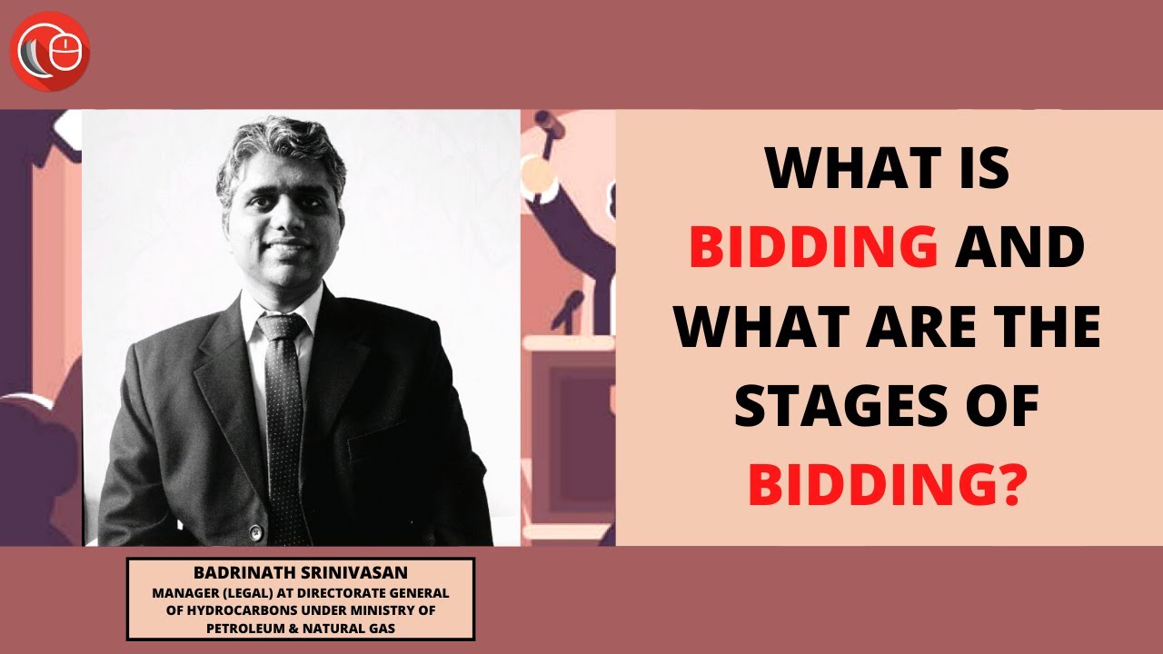 What is bidding and what are the stages of bidding?