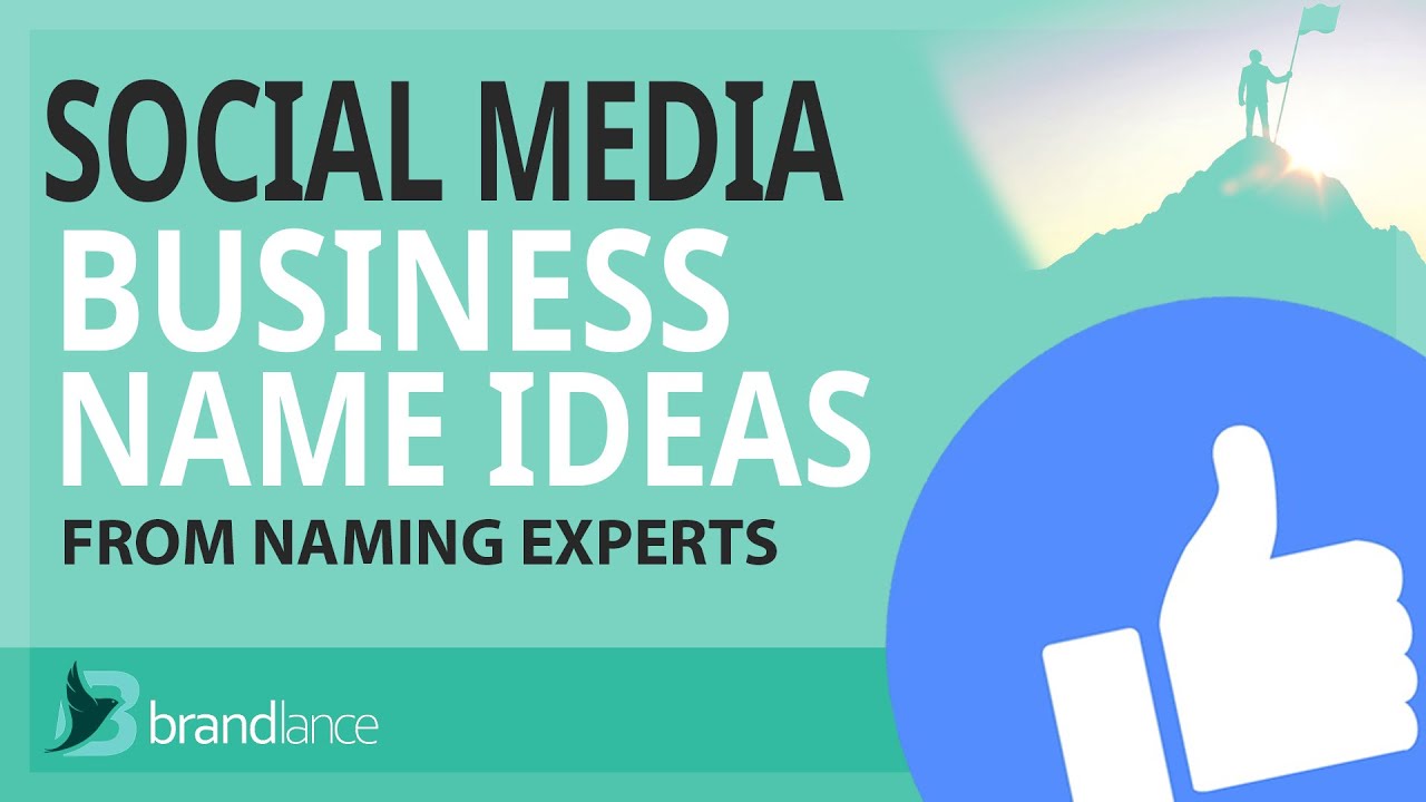 Best Social Media Business Name Ideas Suggestions | Brand Names Generator