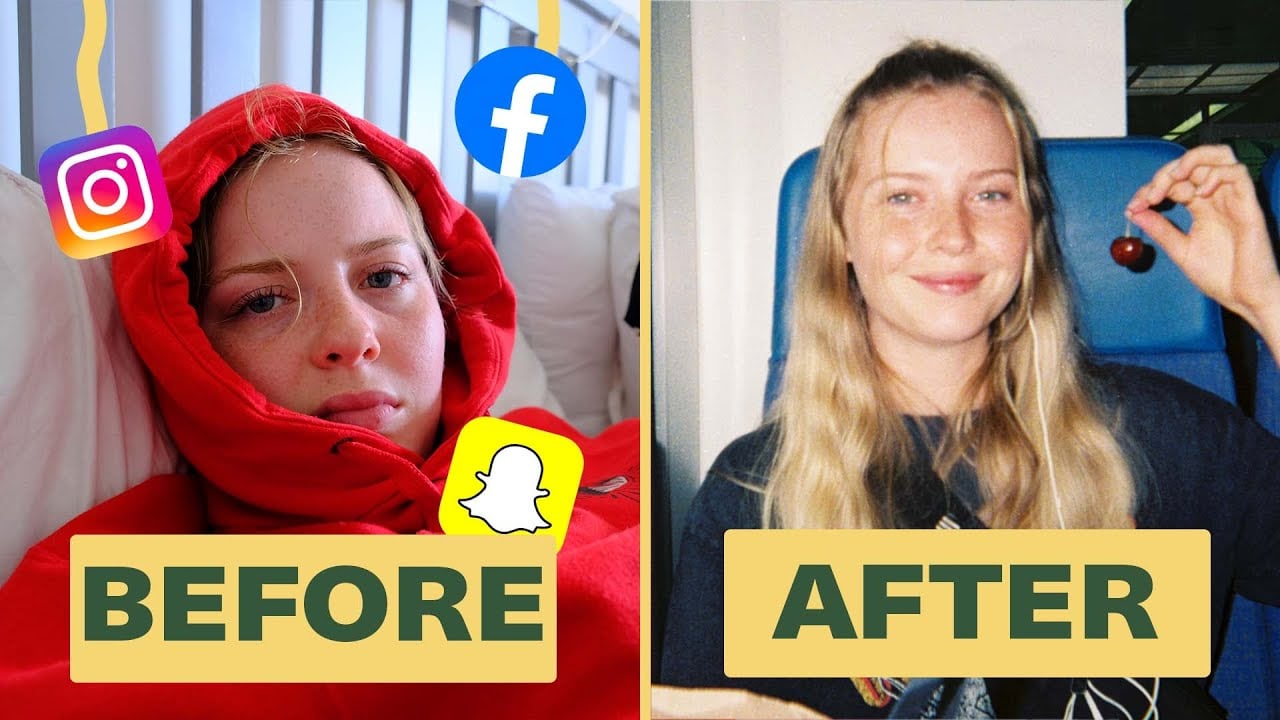one year without social media