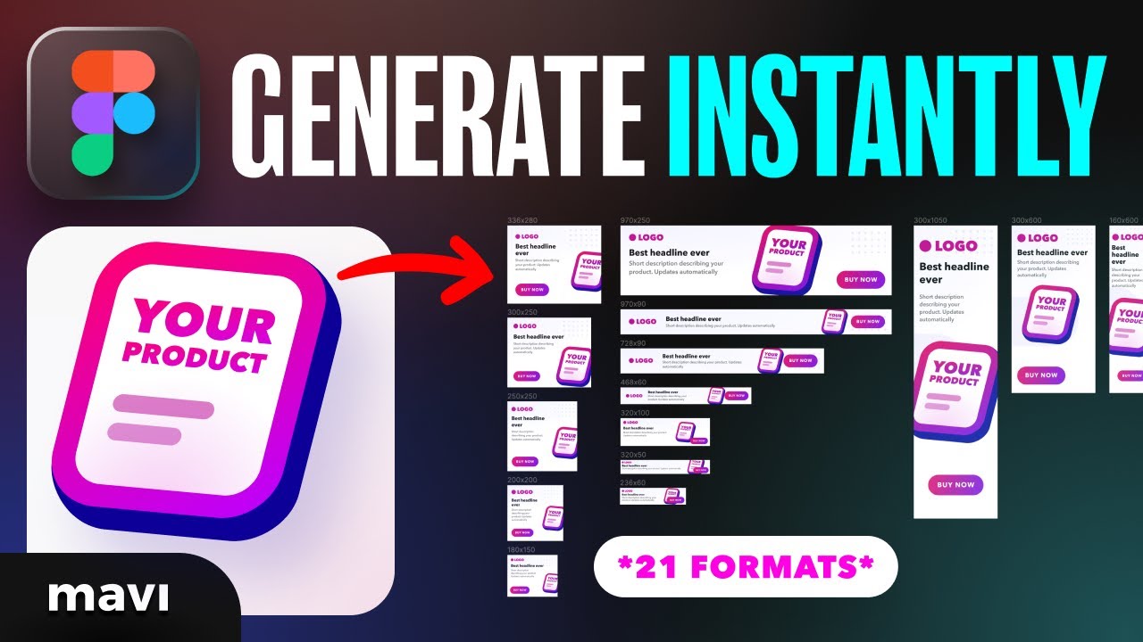 Automatic Banner Ad Generator in Figma (Save HOURS of Boring Work)