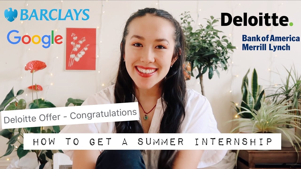 How to get a summer internship in London | a big four finance company