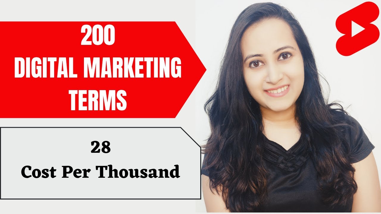 What Is Cost Per Thousand?|Digital Marketing Terms you should know Digital marketing concept|#shorts