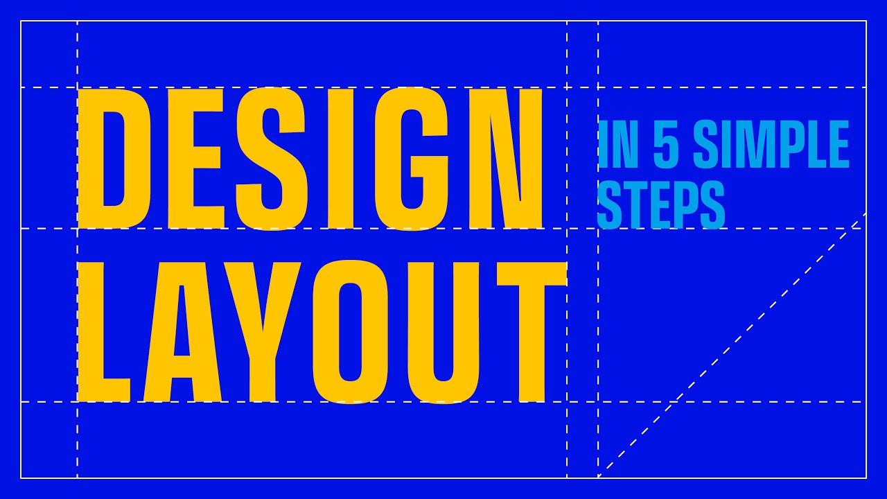 5 laws of design layout & composition *golden rules*