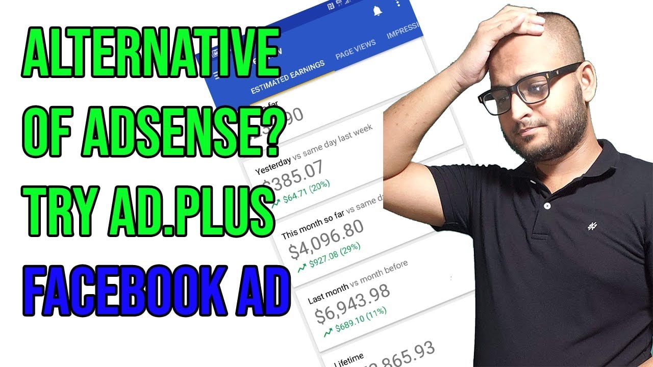 Alternative of Adsense in Adsense Arbitrage? Ad.plus earnings review
