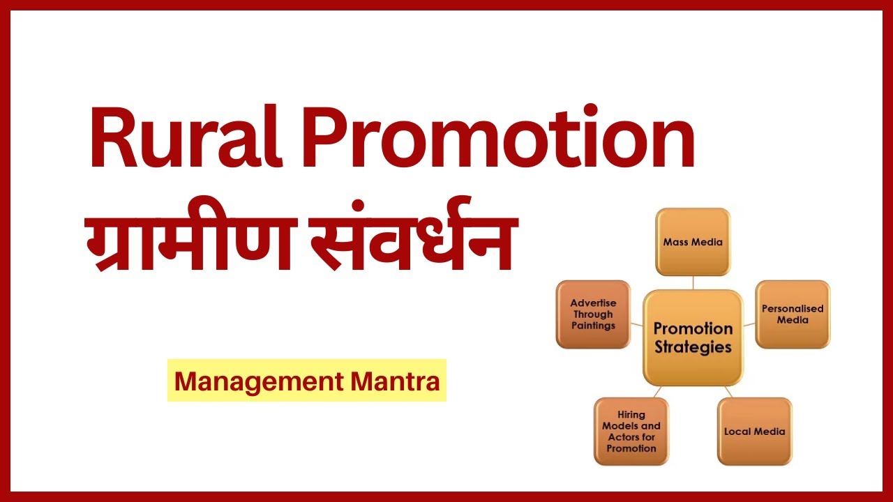 Rural promotion, promotion in rural market, promotion strategies, advertisement in rural market
