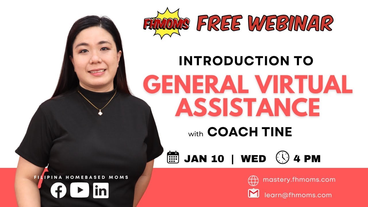 FREE WEBINAR: Introduction To General Virtual Assistance