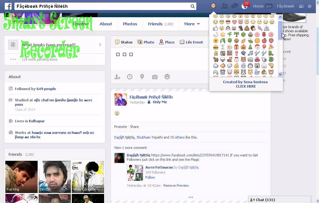 HOW TO ADD EMOTICONS ON FACEBOOK SAFE AND SIMPAL
